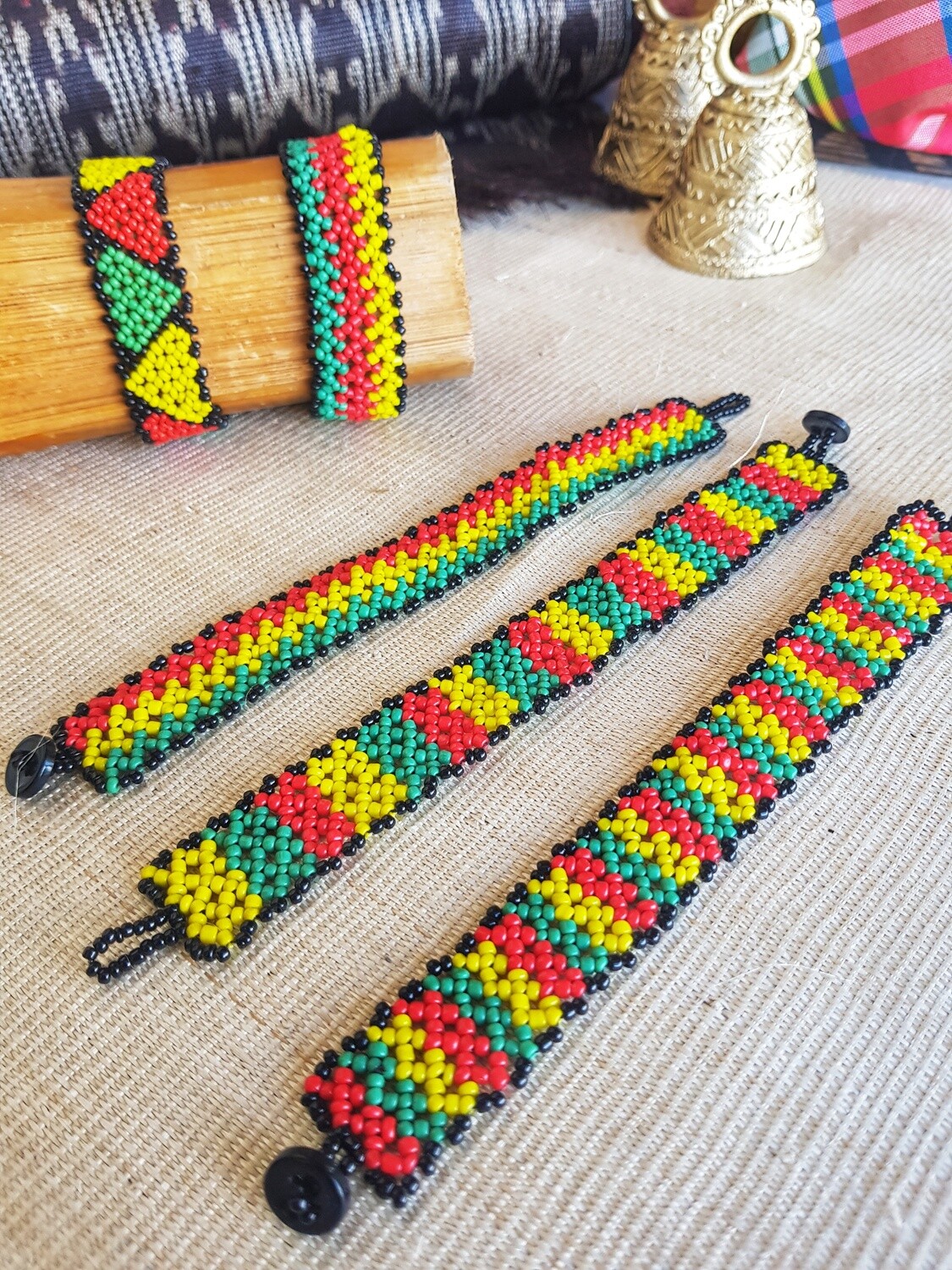 Bracelet_02. BEADED BOB MARLEY