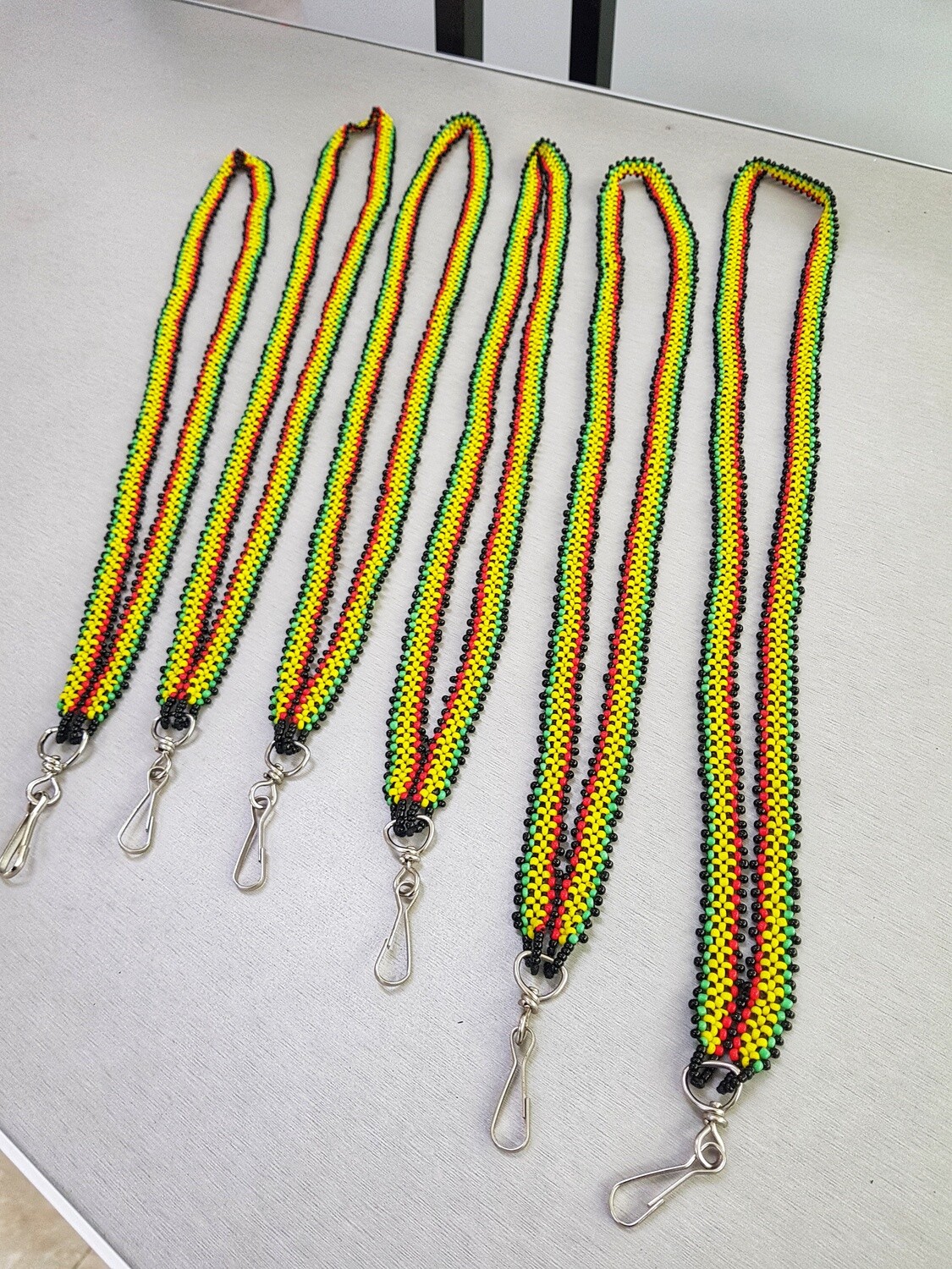 Lanyard_01. BEADED ID LANYARD