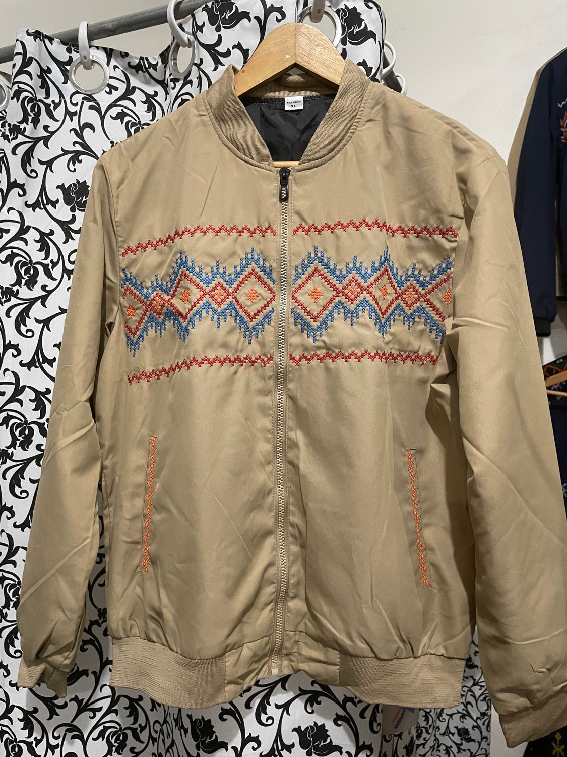 Jacket_12. T'BOLI HAND-EMBROIDERED BOMBER JACKET