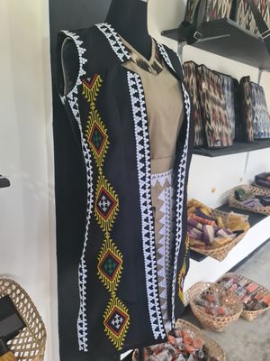 Abaya_06. T'BOLI HAND- BEADED and EMBROIDERED ABAYA