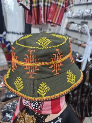 Hat_01. TBOLI HAND-EMBROIDERED BUCKET HAT