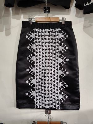 Skirt_27. T'BOLI HAND- BEADED SKIRT