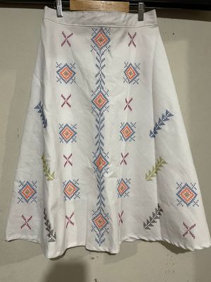 Skirt_38.  T'BOLI HAND- EMBROIDERED SKIRT