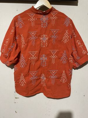 Blouse_37. T'BOLI HAND-EMBROIDERED DREAMCATCHER BLOUSE