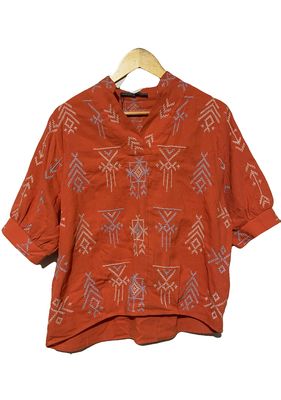 Blouse. T'BOLI HAND-EMBROIDERED DREAMCATCHER BLOUSE