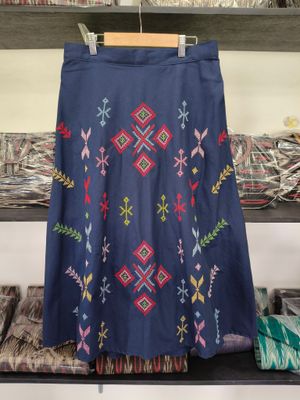 Skirt_40.  T'BOLI HAND- EMBROIDERED SKIRT
