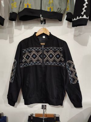 Jacket_13. T'BOLI HAND-EMBROIDERED BOMBER JACKET