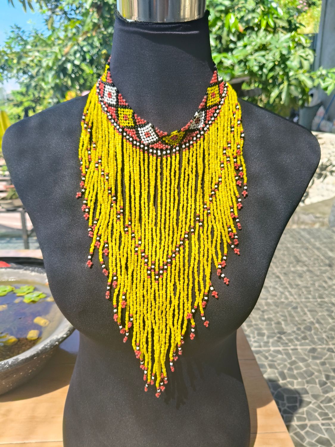 Choker_05. WATERFALL. T'boli Handmade