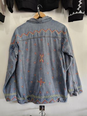 Jacket_15. T'BOLI HAND-EMBROIDERED DENIM JACKET