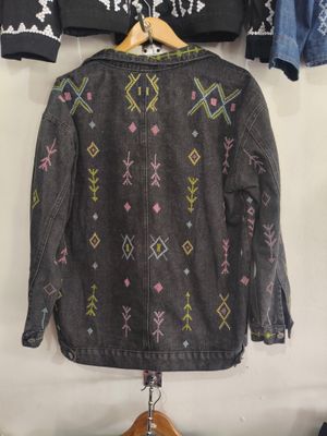 Jacket_17. T'BOLI HAND-EMBROIDERED DENIM JACKET