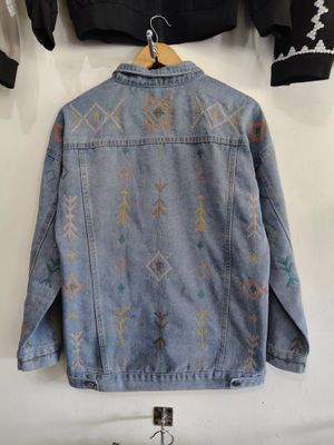 Jacket_06. T'BOLI HAND-EMBROIDERED DENIM JACKET