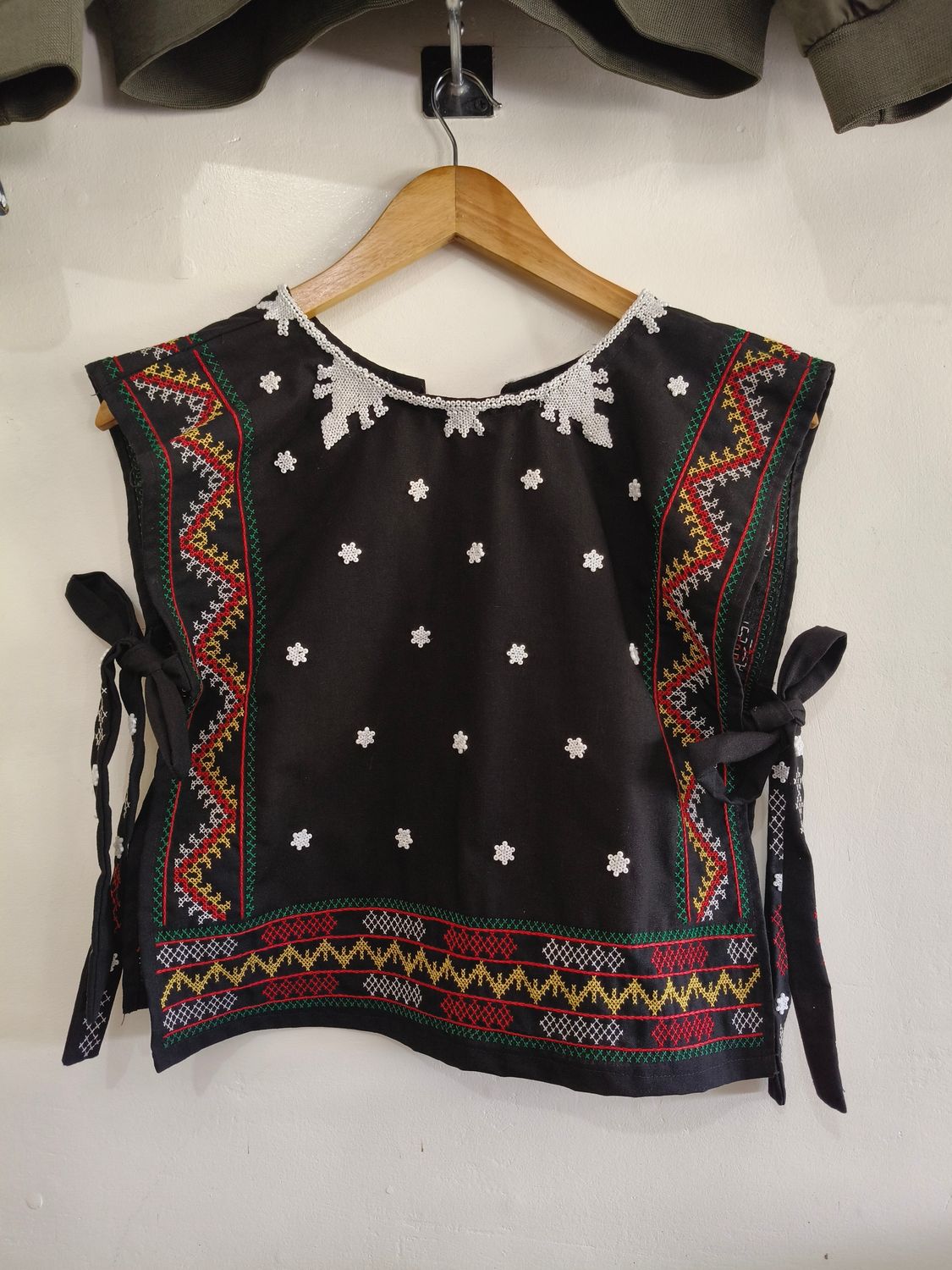 Bib Vest_12. TBOLI HAND-BEADED &amp; HAND-EMBROIDERED TOP