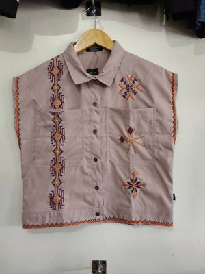 Blouse_56. T'BOLI HAND-EMBROIDERED BLOUSE
