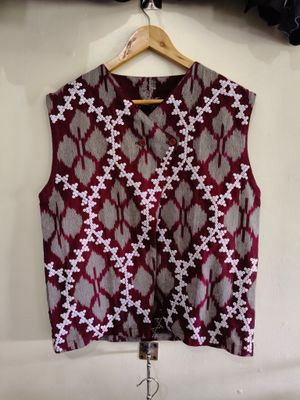 Blouse_53. T'BOLI HAND-BEADED BLOUSE