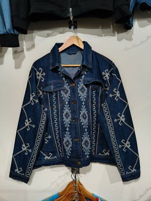 Jacket_01. TBOLI HAND-EMBROIDERED DENIM JACKET