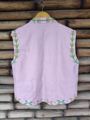 Blouse_26. T'BOLI HAND-EMBROIDERED BLOUSE