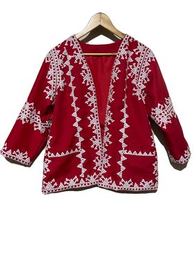 Blazer. CUSTOM T'BOLI BEADED BLAZER