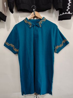 Polo_22. TBOLI HAND- EMBROIDERED POLO