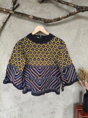 Blouse_01. T'BOLI HAND-EMBROIDERED