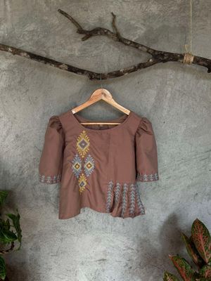 Blouse_10. T'BOLI EMBROIDERED BLOUSE
