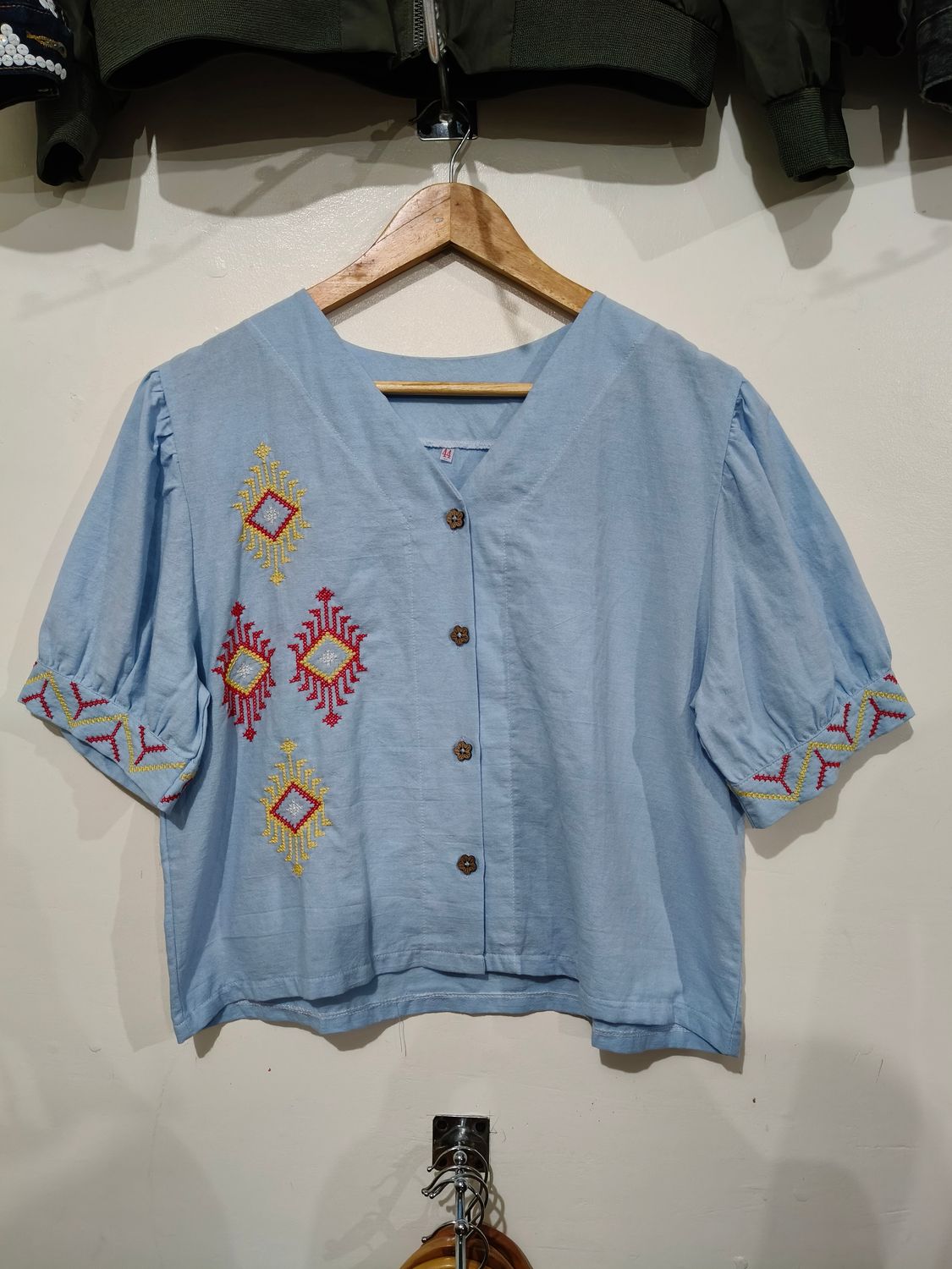 Blouse_08. T'BOLI EMBROIDERED BLOUSE