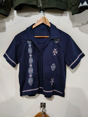 Blouse_16. T'BOLI HAND-EMBROIDERED BLOUSE