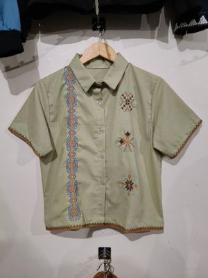 Blouse_17. T'BOLI HAND-EMBROIDERED BLOUSE
