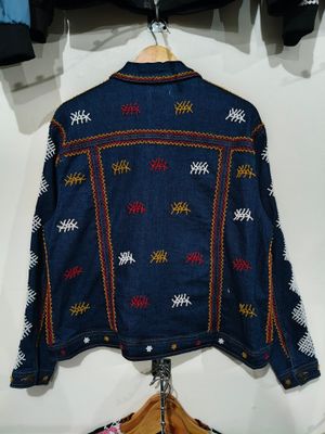 Jacket_20. T'BOLI BEADED DENIM JACKET