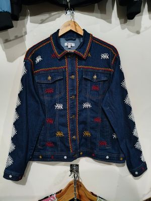 Jacket_20. T'BOLI BEADED DENIM JACKET