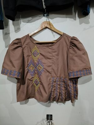 Blouse_22. T'BOLI HAND- EMBROIDERED BLOUSE