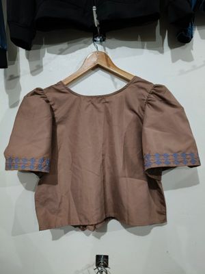 Blouse_22. T'BOLI HAND- EMBROIDERED BLOUSE