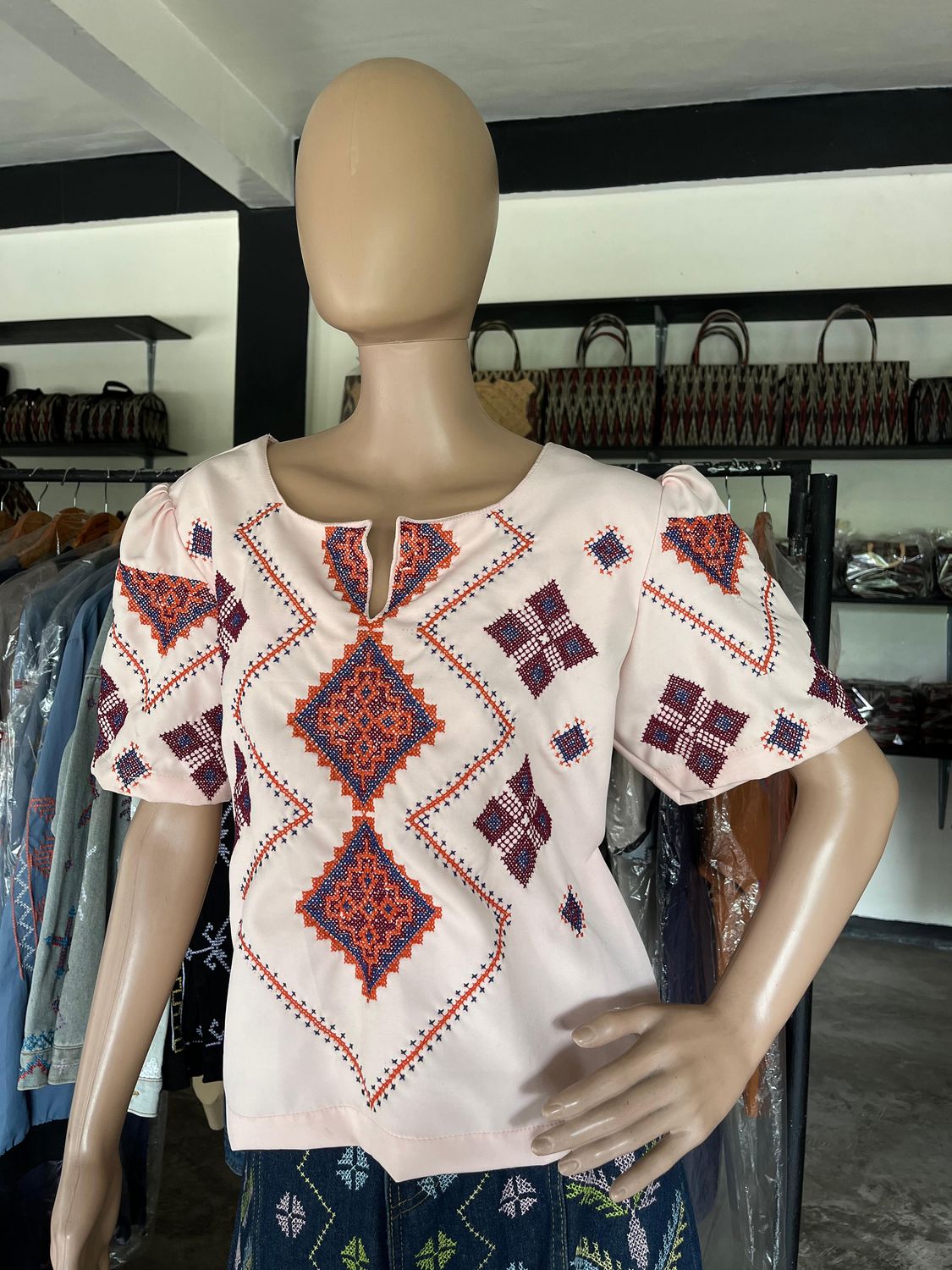 Blouse_39. TBOLI HAND-EMBROIDERED BLOUSE