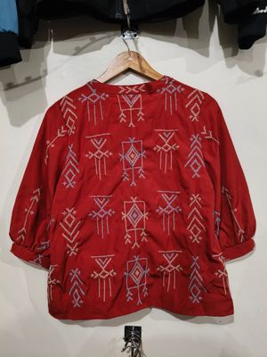 Blouse_24. T'BOLI HAND- EMBROIDERED BLOUSE