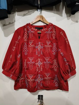 Blouse_24. T'BOLI HAND- EMBROIDERED BLOUSE