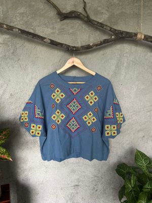 Blouse_41. TBOLI HAND-EMBROIDERED BLOUSE