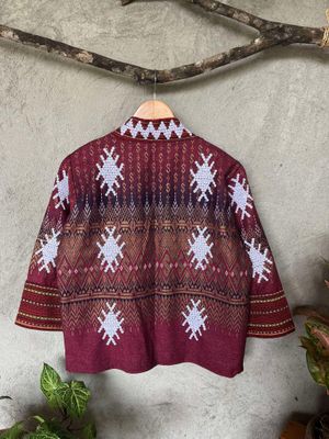 Blazer_30. T'BOLI HAND- BEADED ASEAN BLAZER