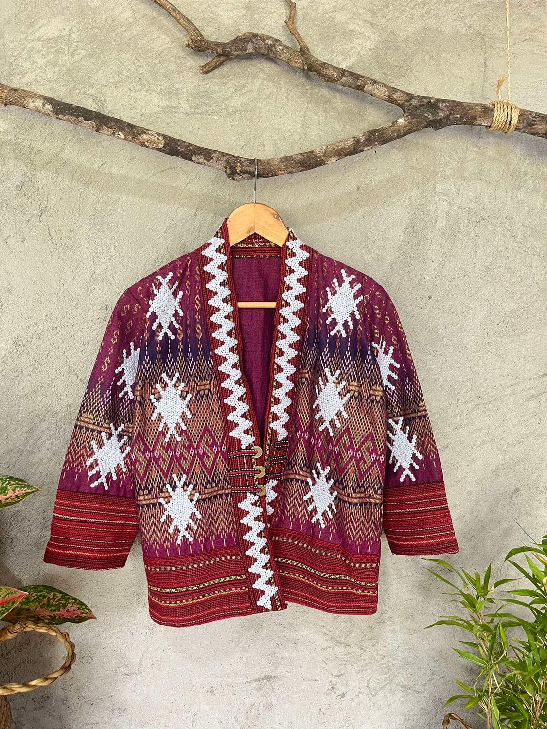 Blazer_30. T'BOLI HAND- BEADED ASEAN BLAZER