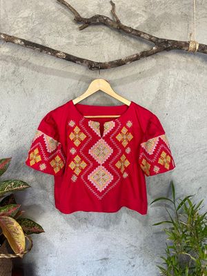 Blouse_46. TBOLI HAND-EMBROIDERED BLOUSE