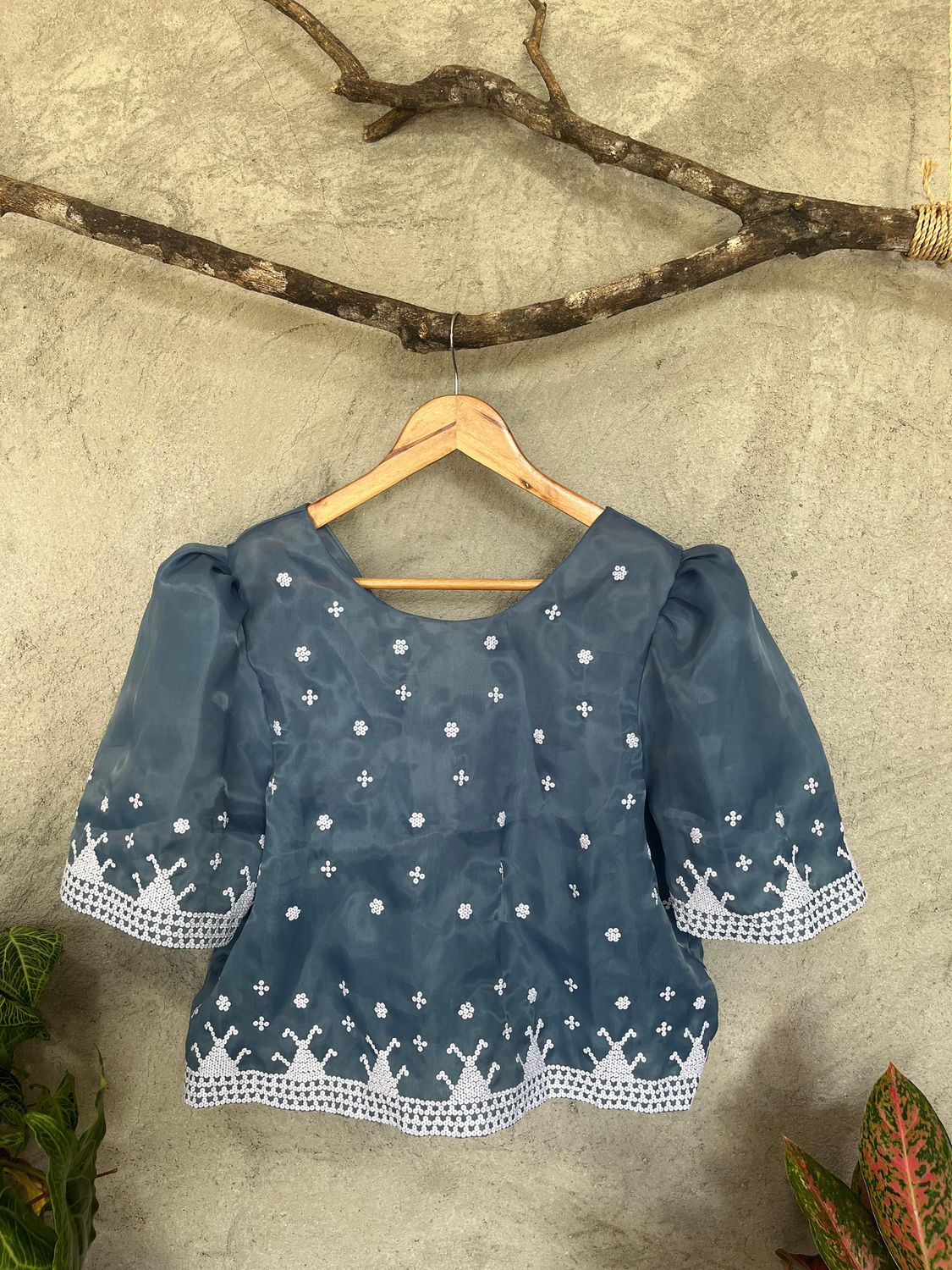 Filipiniana_04.  TBOLI HAND- BEADED FILIPINIANA TOP