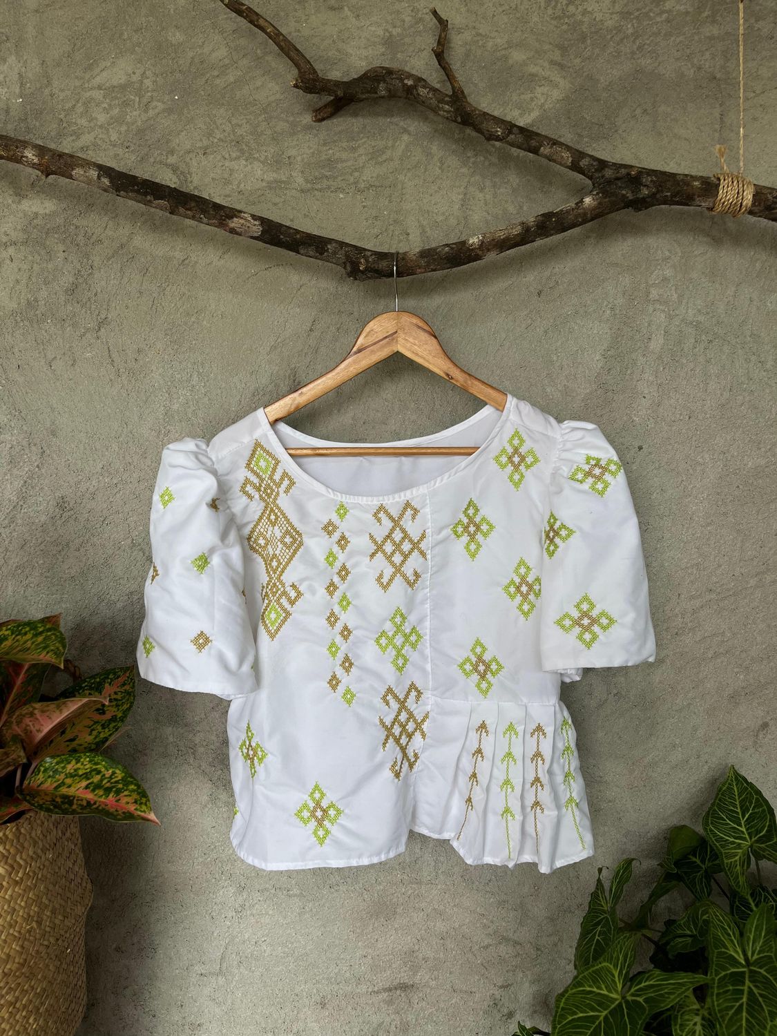 Blouse_52. TBOLI HAND-EMBROIDERED BLOUSE