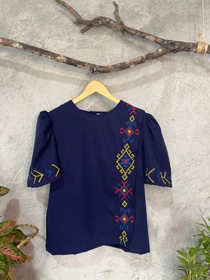 Blouse_66. T'BOLI HAND-EMBROIDERED
