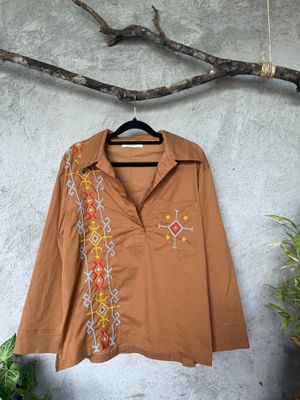 Blouse_67. T'BOLI HAND-EMBROIDERED