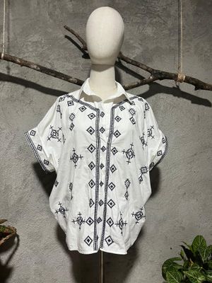 Blouse_68. T'BOLI HAND-EMBROIDERED