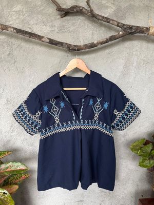 Blouse_69. T'BOLI HAND-EMBROIDERED