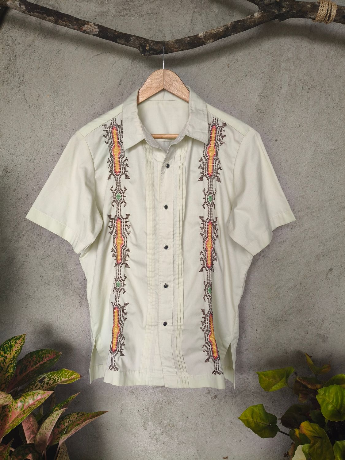 Polo_01. T'BOLI HAND- EMBROIDERED