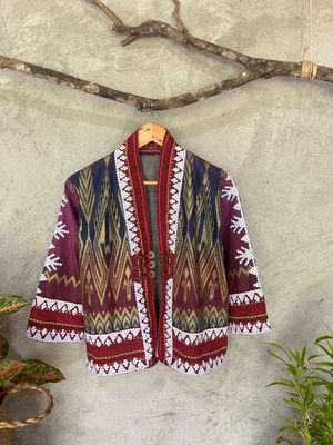 Blazer_32. T'BOLI HAND- BEADED ASEAN BLAZER