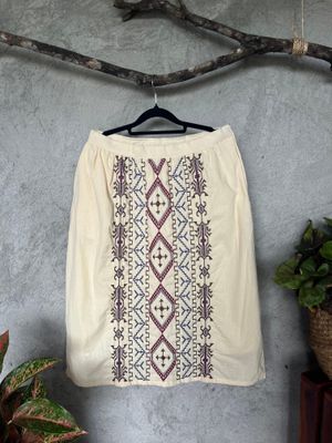 Skirt_48. T'BOLI HAND-EMBROIDERED SKIRT