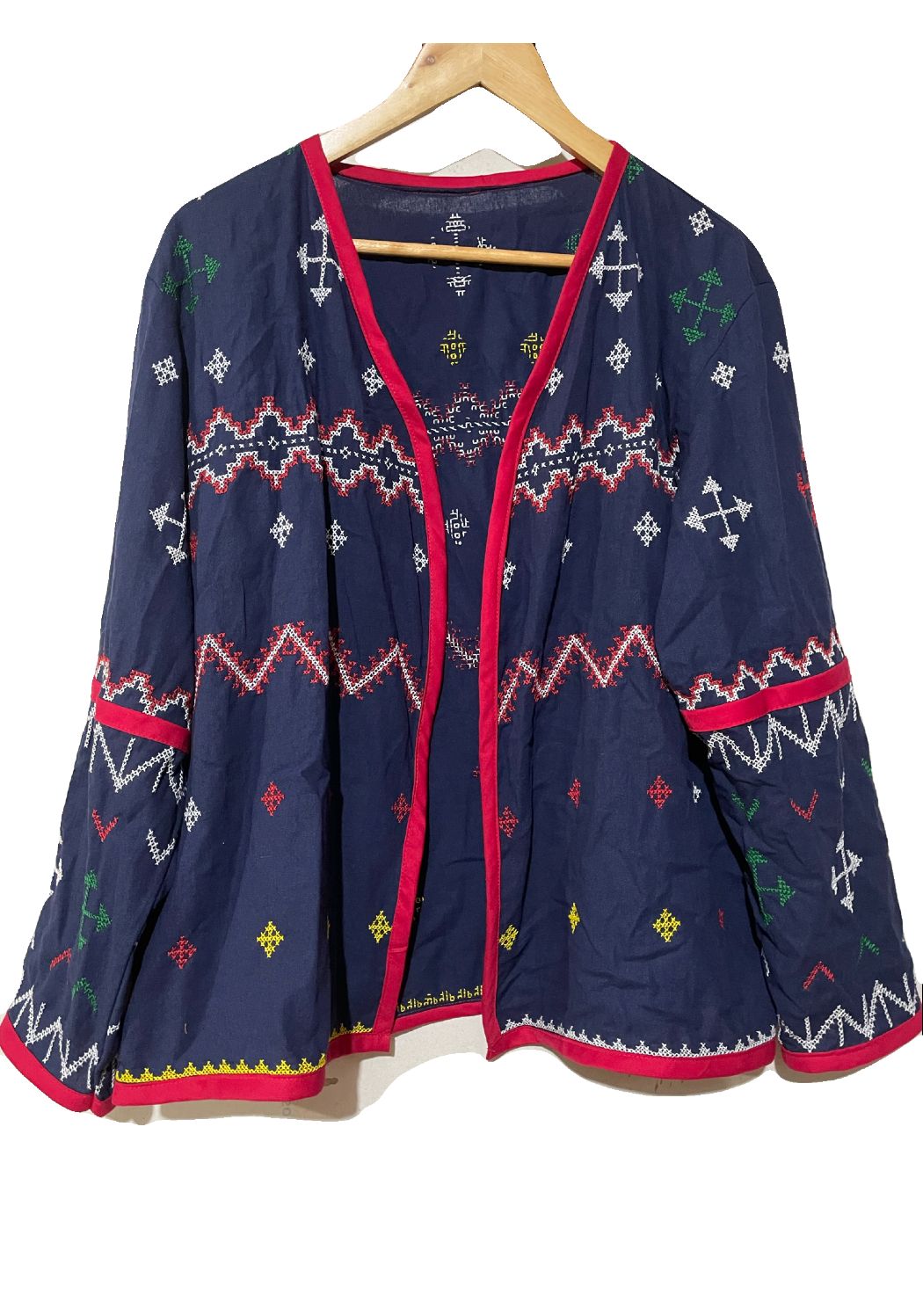Blazer_39. T'BOLI HAND-EMBROIDERED Blazer