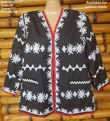 Blazer_42. T'BOLI HAND-BEADED Blazer