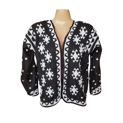 Blazer_43. T'BOLI HAND-BEADED Blazer